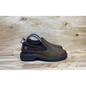 Ariat Traverse Slip On Loafer Shoes Brown Womens Size 7.5B